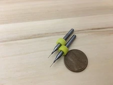 2 Pieces .2mm Micro Drill Bits 3D Printer Nozzle Cleaning PCB kit Extruder a