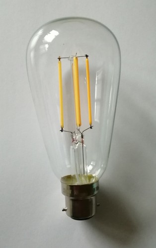 3x Vintage Filament LED Edison Bulb B22 Decorative Light 8W - Picture 4 of 10