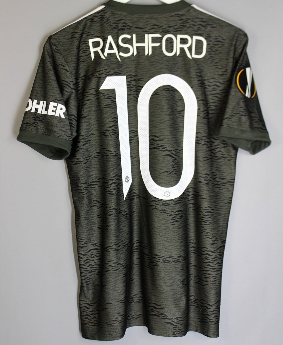 MANCHESTER UNITED 2020 2021 #10 RASHFORD AWAY SHIRT FOOTBALL