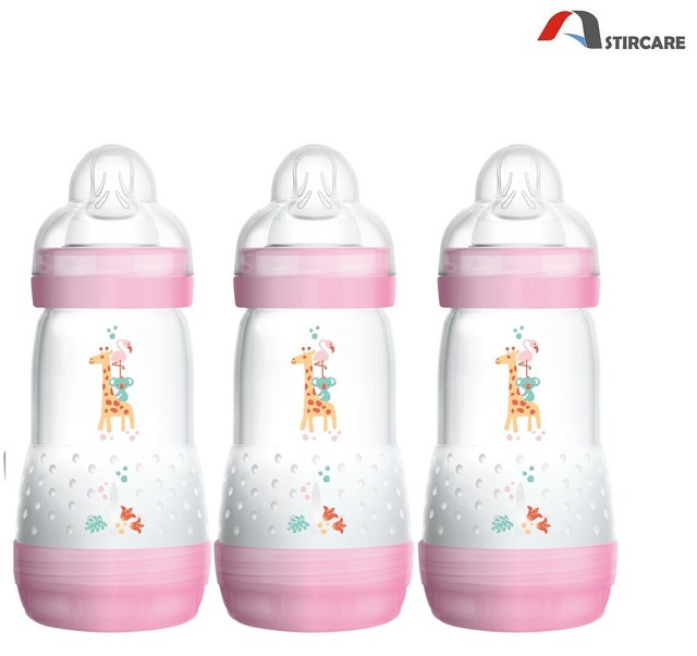 MAM Easy Start Self Sterilising Anti-Colic Bottle 260ml 2 Pack Baby Bottles Set