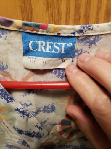Crest Medium Suns And Moons Scrub Top - Picture 3 of 8