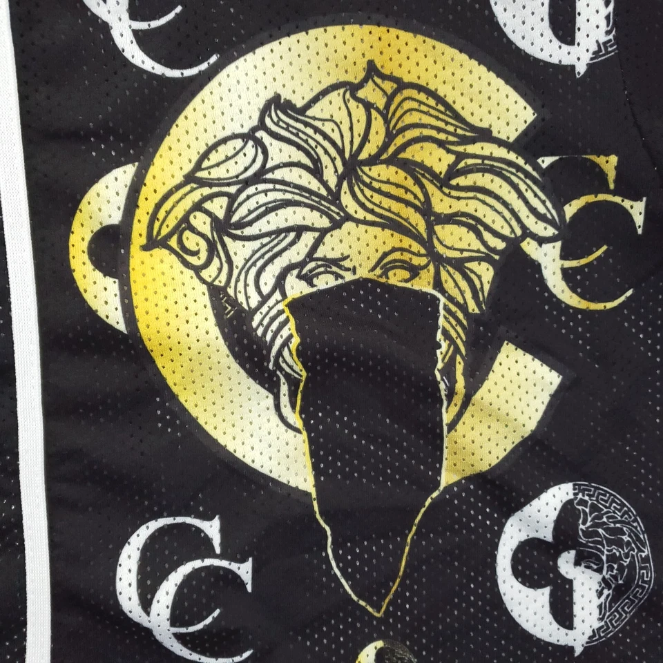 Camiseta de béisbol Crooks and Castles para hombre grande negra CC manga corta Medusa Foto 4 de 4