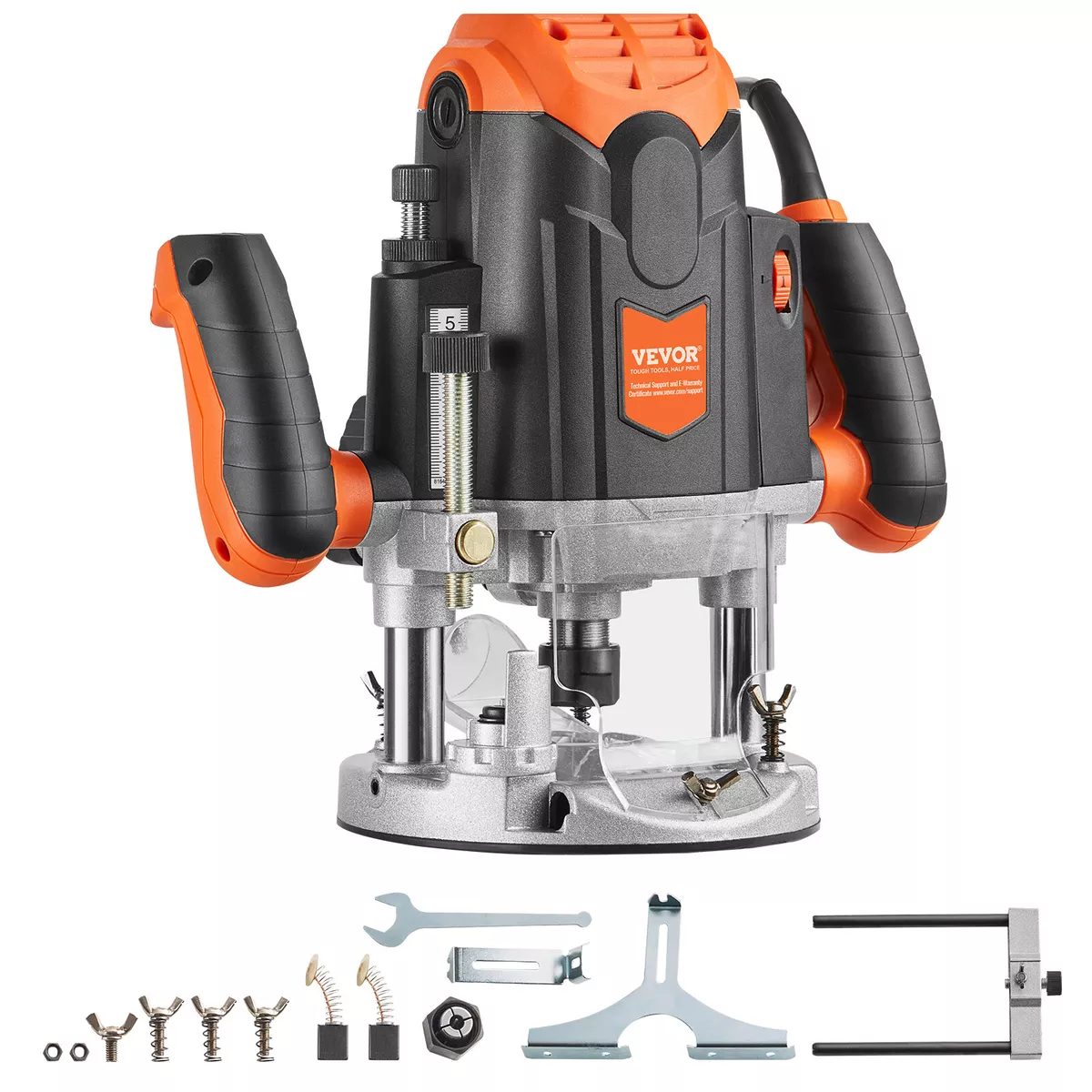 VEVOR Plunge Router Variable Speed Plunge Base Router 3 1 4 HP 12000 23000 RPM