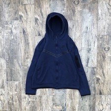 Nike Tech Hoodie Toddler Size L Navy Blue Full Zip