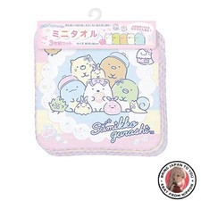 New San-X Sumikko Gurashi Happy School Mini Towel Set of 3 CM40302