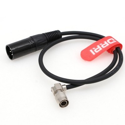 Adjustable 4Pin Male Hirose To XLR 4Pin Male Power Cable Sound Devices 633