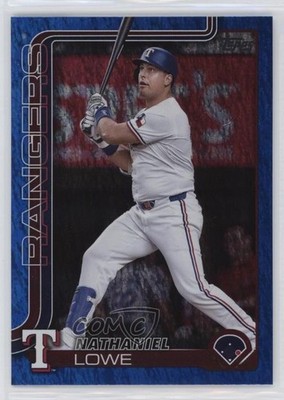 2025 Topps Series 1 Blue Holo Foil 139/150 Nathaniel Lowe #259 0dc2