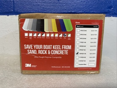 Megaware KeelGuard Polymer Boat Keel Protector 10ft Long 5  Wide Blue New Sealed
