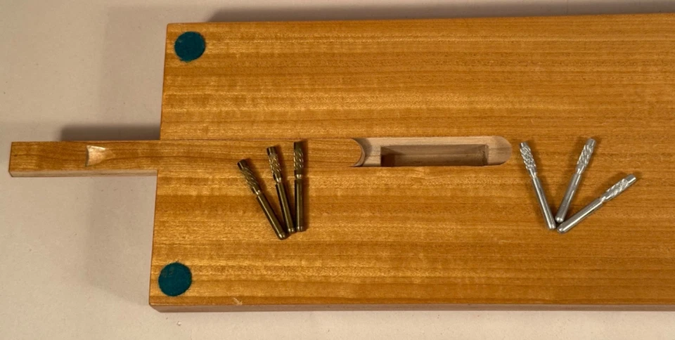 Cribbage Board, Deluxe Hardwood with Knurled Pegs - Image 4 of 4