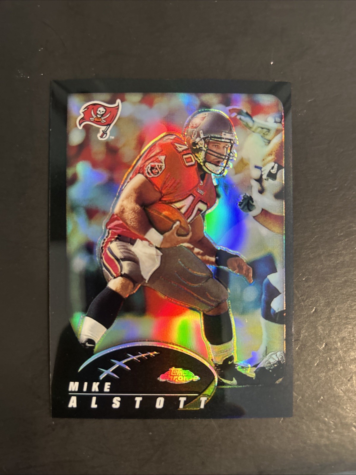 2002 Topps Chrome - Mike Alstott #28 Black Refractor /599