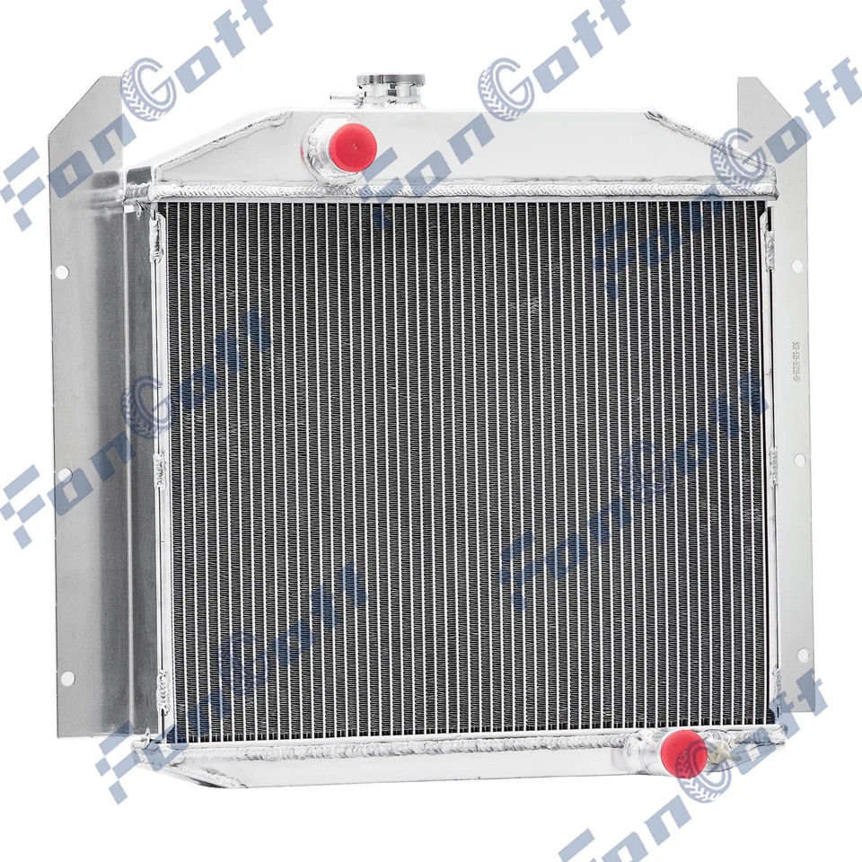 3 Row Aluminum Radiator Fit 1949-1952 1950 Studebaker 2R5 2R6 2R11 4.0L CC4952 — 第 3/4 张图片
