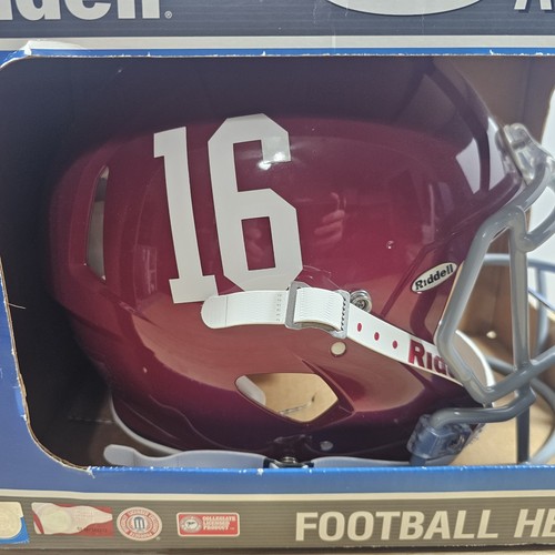Alabama Crimson Tide Riddell Speed Authentic Full Size Football Helmet #16 - Picture 10 of 13