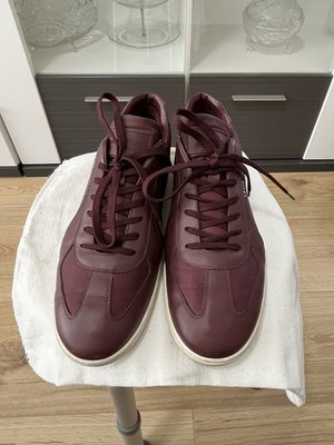 Louis Vuitton Victoire Low Calfskin Burgundy Sneaker Herren Größe 43 1/2