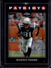 2008 Topps Chrome Randy Moss Xfractors #TC74 Patriots