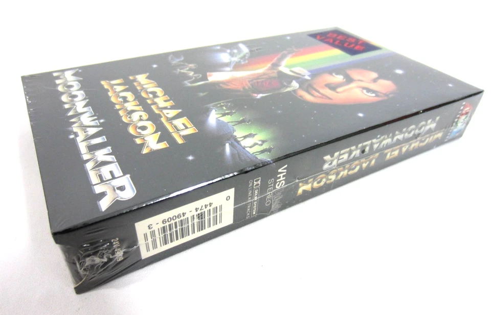 Michael Jackson Moonwalker VHS 1988 NEW/ Factory Sealed Smooth Criminal 49009 - Image 3 of 4