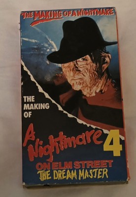 The Making of a Nightmare on Elm Street 4 Dream Master VHS RARE