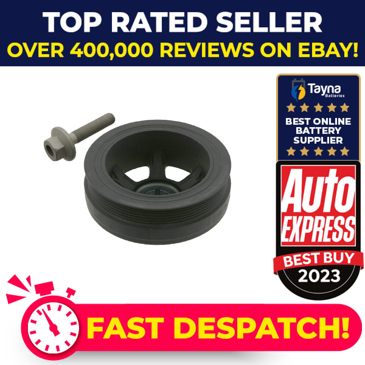 Crankshaft Pulley fits MERCEDES S320 W220 3.2 98 to 05 M112.944 Belt 1120350000