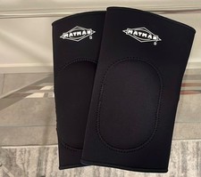 MATMAN Wrestling Knee Pad Set 2pc.Sleeve Reversible Black/Royal Blue Adult/Youth