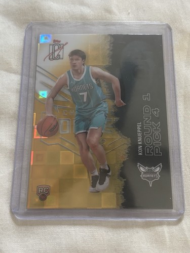 2025-26 Topps Signature Class - Chrome Kon Knueppel #103 Yellow Pandora...