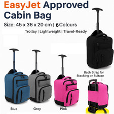 EasyJet Untersitz 45x36x20cm Kabinentasche Reisegep&auml;ck Rollkoffer Trolley