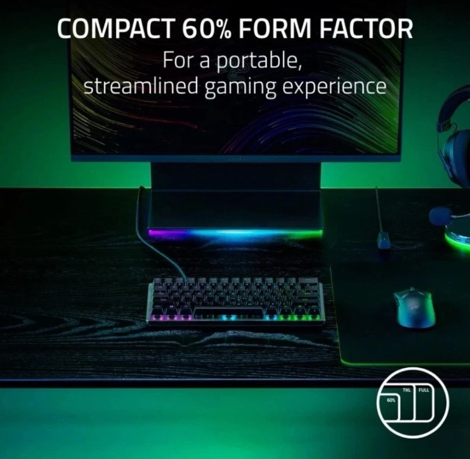 Razer Huntsman V3 Pro Mini 60% Analog Optical Gaming Keyboard - New - Image 4 of 4