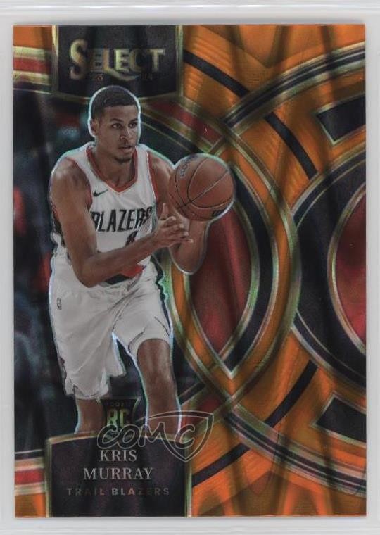 2023-24 Panini Select Premier Level Orange Tectonic Prizm Kris Murray #120 0w8f