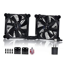 Dual 140mm USB Speed Control Fan, 5V Portable USB 140mm fan USB 5V adapter