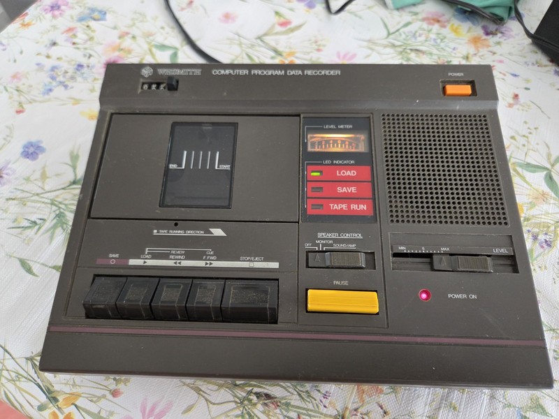 WH Smith CPD 8300 Vintage Computer Program Data Cassette Recorder - Working