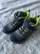 NWOT Merrell Unisex-Kid- Trail- Chaser Hiking Sneaker 13M Gray Blue Lime