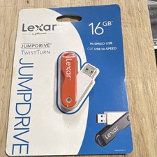 Lexar JumpDrive TwistTurn 16GB Hi-Speed USB Flash Drive Orange