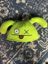 Green Ugly Dolls Ox Hat for Adults - One Size, Plush Green Halloween Costume Hat