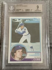 1983 Topps - Ryne Sandberg #83 (RC) BGS 9