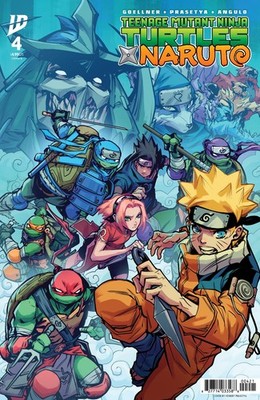 Teenage Mutant Ninja Turtles x Naruto #4 Variant B (Prasetya) (IDW 2025)