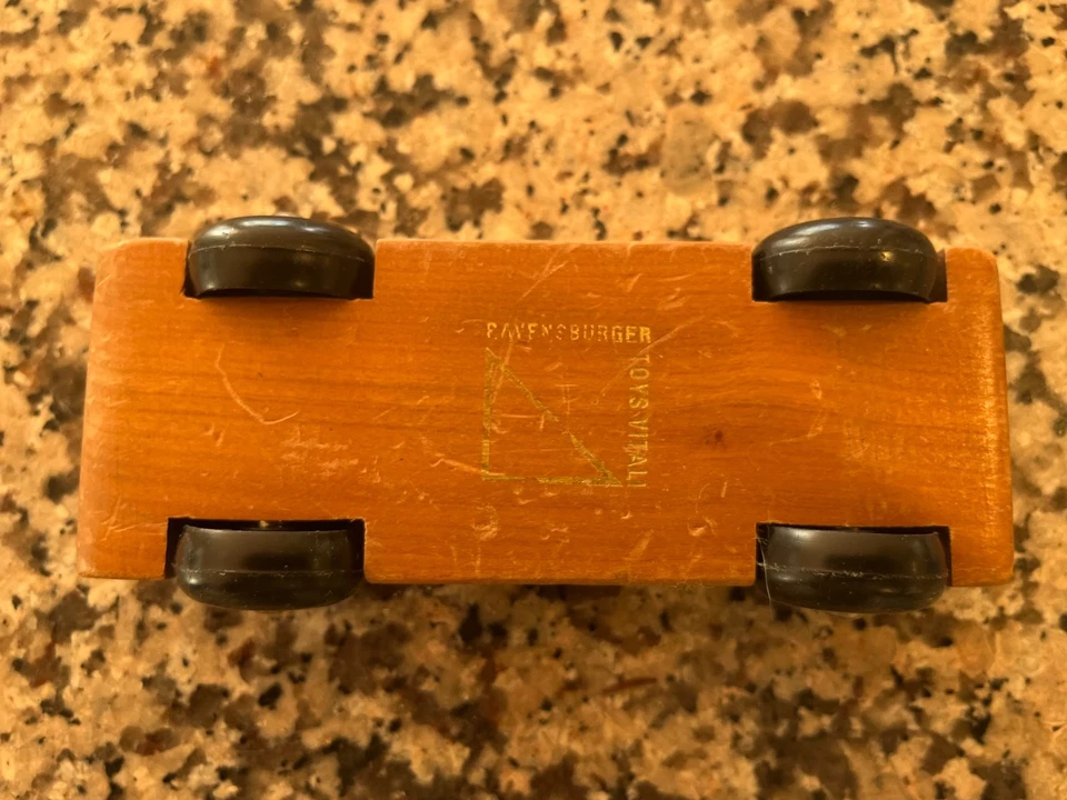 Vintage Toy Wood Car - Image 2 of 2