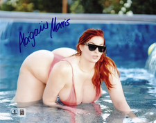 Hot Sexy Abigaiil Morris Signed 8x10 Photo Adult Star Authentic Auto Beckett