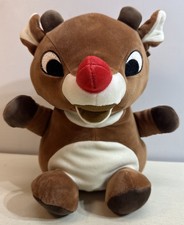 Rudolph The Red Nosed Reindeer RUDOLPH 11   Sitting Dan Dee Ultra Soft Plush Tag