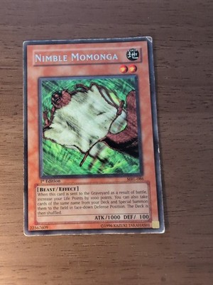 Nimble Momonga MRL-E086 Rare 1st Edition Near Mint Yugioh