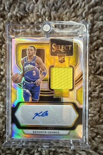 2023-24 Panini Select - Rookie Jersey Autographs Keyonte George #RJ-KEY /199...