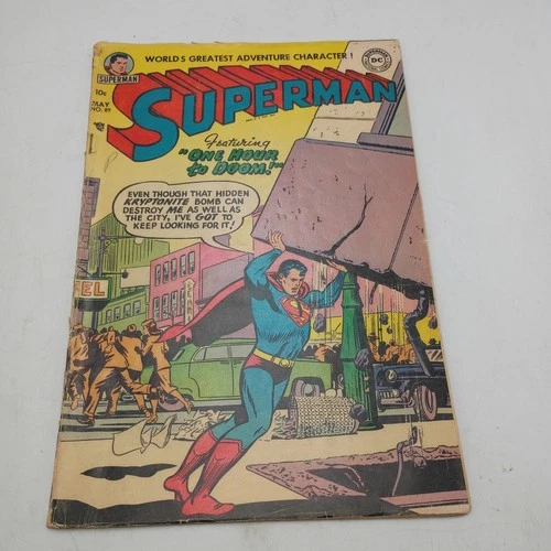 Superman #89 Pre-Code Golden Age Superhero Vintage DC Comic 1954