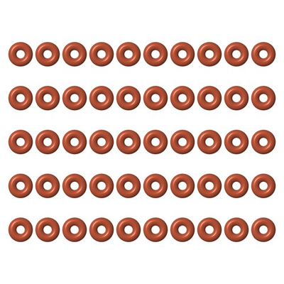 #ad #ad 50PCS Silicone O Rings 4.5mm OD 1.5mm ID 1.5mm VMQ Seal Gasket Red Washer $13.62