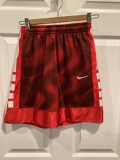 Nike Elite Boys YOUTH Red Basketball Dri-fit Shorts BBall Size Large-NWT