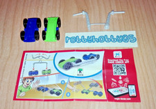 SE216 GREEN AND BLUE CAR + BPZ KINDER SURPRISE ITALY SURPRISES 2017/18 TWIN-CARS