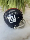 Ya Tittle HOF 71 Mini Helmet New York Giants Signed with COA