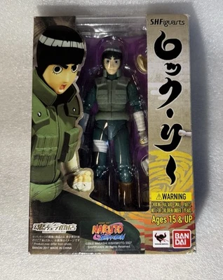 SH Figuarts Rock Lee Naruto Shippuden COMPLETE Action Figure Bandai NOS - Image 1 of 4