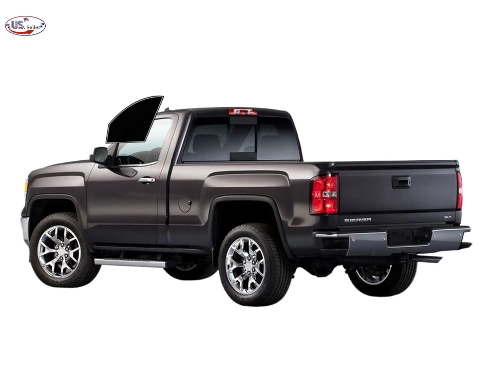 Kit de película de tinte de ventana de 2 capas precortada para GMC Sierra 1500 2014-2018 cabina regular Foto 2 de 4