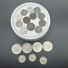 5 Silver Dimes /  1/2 Dollar / buff / liberty Nickels Indian Head/Steel PennyLot — photo 10