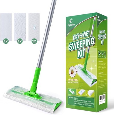 Eyliden Bodenwischer Starter-Set 3-in-1 24 Trockene 12