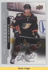 2018-19 Upper Deck MVP Silver Script Adam Henrique #189 READ 7ql