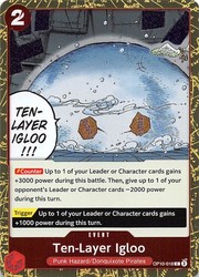 Ten-Layer Igloo (Pirate Foil) OP10-018 - Premium Booster - The Best Vol. 2