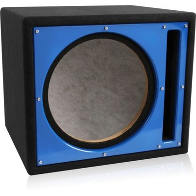 BBX112BL 1.842 cu ft Single 12'' Ported Car Subwoofer Enclosure with Blue Finish